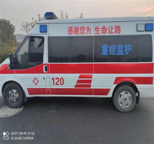 昌乐救护车出租服务案例3